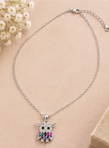 Gold Tone Pearl Accent Necklace - Image 5