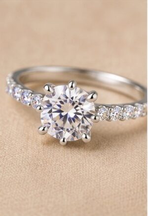 Gold Tone Leaf Design Ring