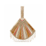 Fan-Shaped Embellished Potli Handbag