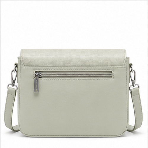 Sage Green Flap Crossbody Bag - Image 2