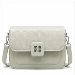 Sage Green Flap Crossbody Bag