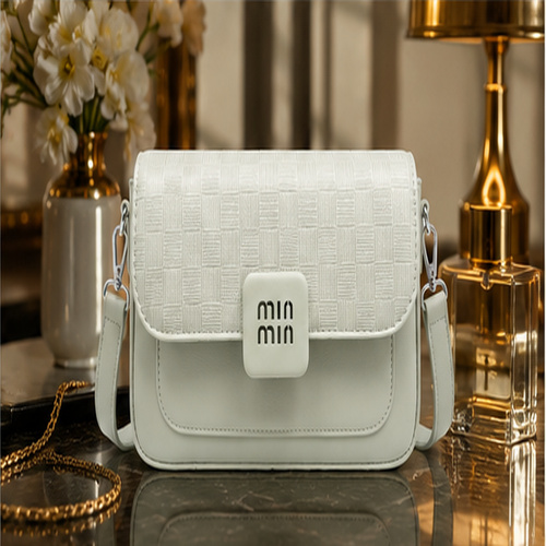 Sage Green Flap Crossbody Bag - Image 6