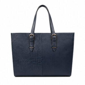 Black Structured Tote  Office Bag