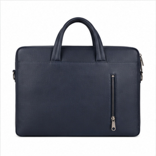 Navy Slim Laptop Document Bag - Image 2