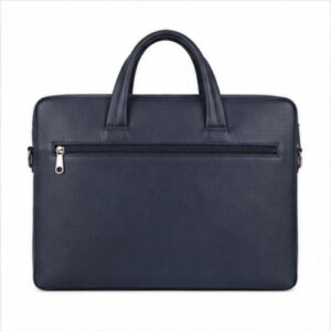 Navy Slim Laptop  Document Bag