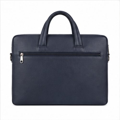 Navy Slim Laptop Document Bag