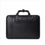 Black Compact Briefcase  Handbag