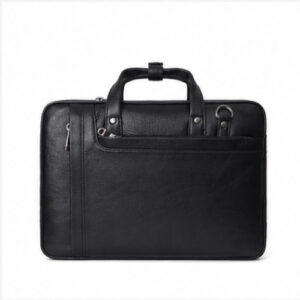 Black Compact Briefcase Handbag