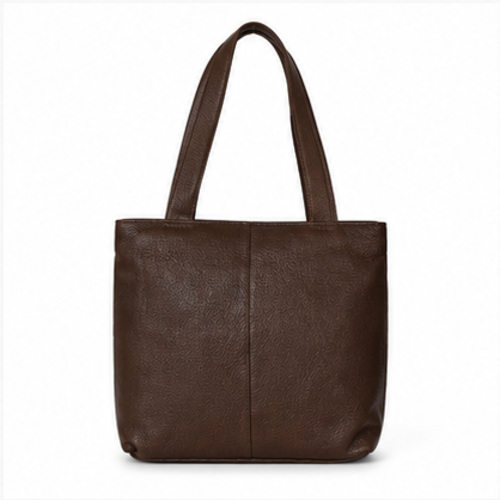 Brown Minimal Tote Bag