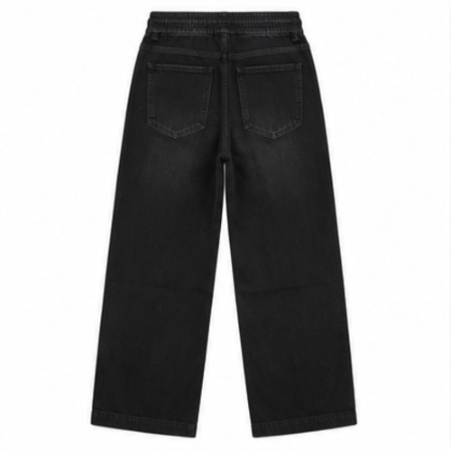 Men's Black Clean Straight/Relaxed Denim Jeans - Image 4