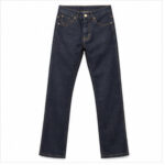Men's Black Clean Straight/Relaxed Denim Jeans