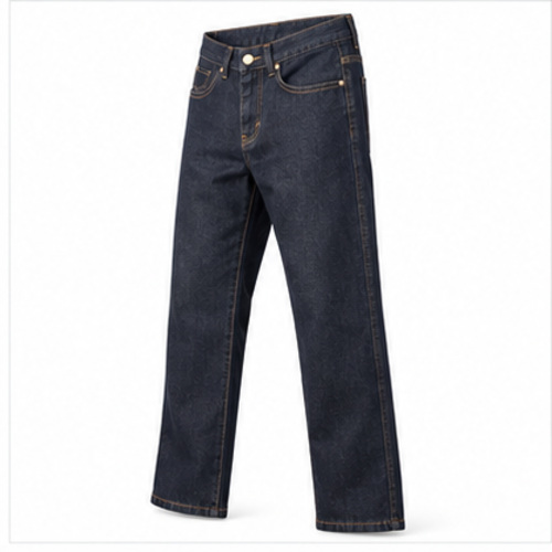 Men's Black Clean Straight/Relaxed Denim Jeans - Image 3