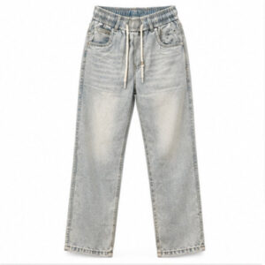 Men's Light Blue Light Fade Straight/Relaxed Denim Jeans