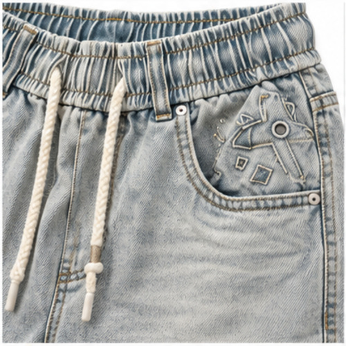 Men's Light Blue Light Fade Straight/Relaxed Denim Jeans - Image 4