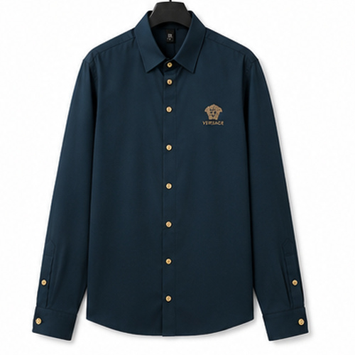 Black Men's Casual,Party Shirt - Image 2