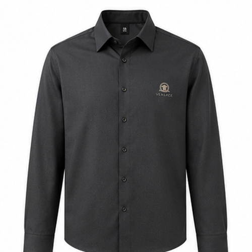 Black Men's Casual,Party Shirt