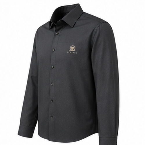 Black Men's Casual,Party Shirt - Image 3