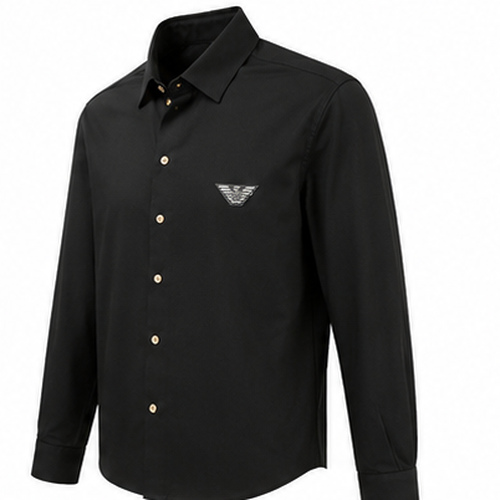 Black Men's Casual,Party Shirt - Image 3