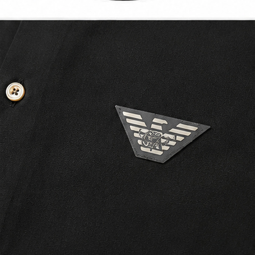 Black Men's Casual,Party Shirt - Image 5