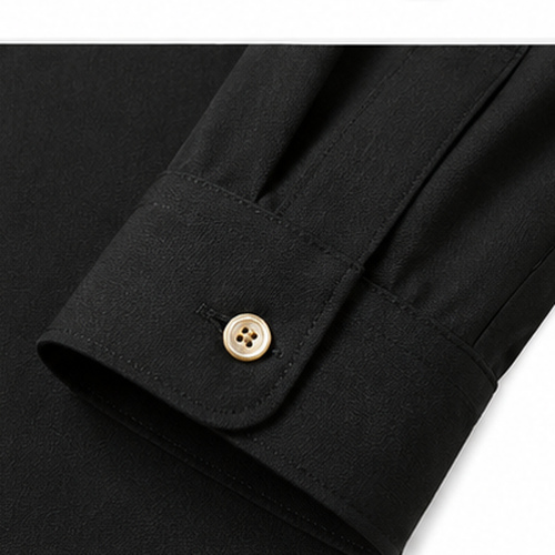 Black Men's Casual,Party Shirt - Image 6