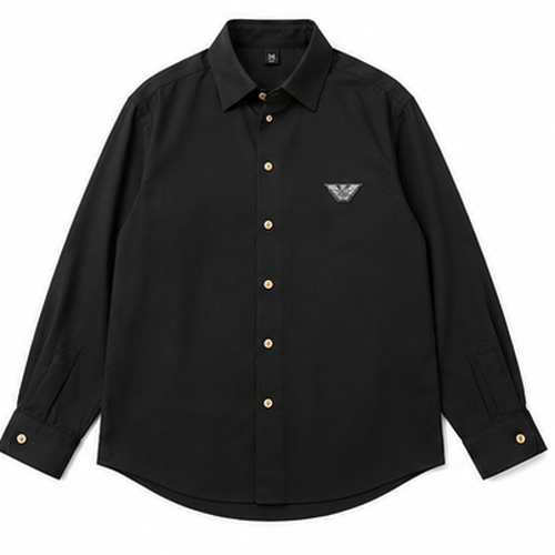 Black Men's Casual,Party Shirt - Image 7