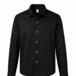 Black Men's Casual,Party Shirt