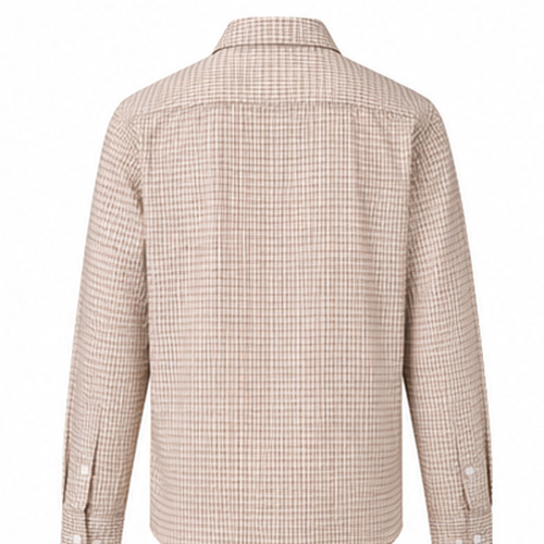 Pink White Men's Casual Party Shirt - Image 2