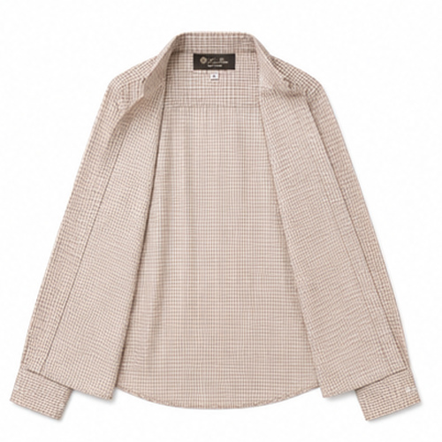 Pink White Men's Casual Party Shirt - Image 5
