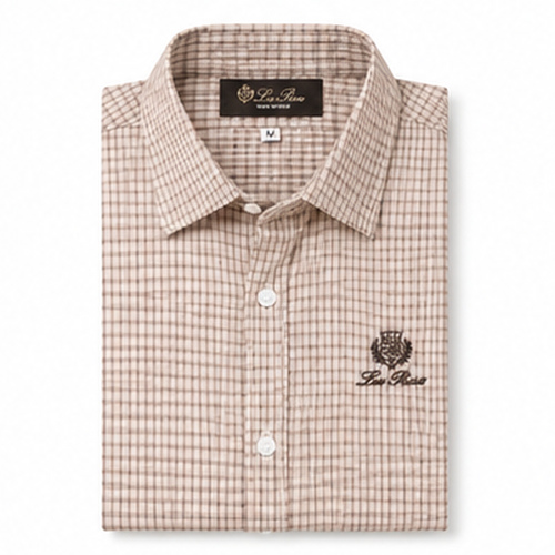 Pink White Men's Casual Party Shirt - Image 6