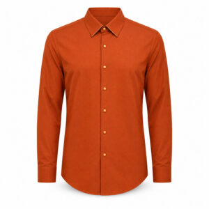 Orange Men's Casual,Party Shirt