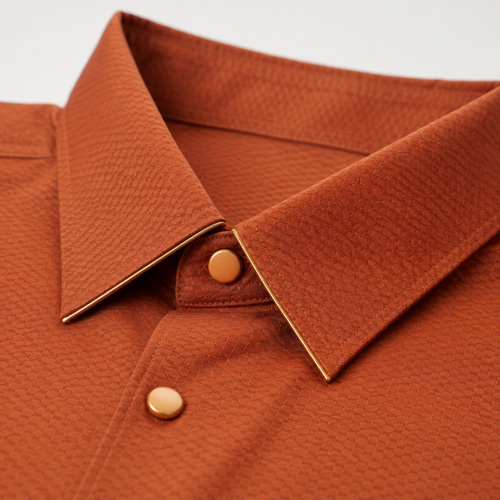 Orange Men's Casual,Party Shirt - Image 5