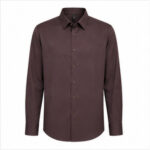 Brown Men's Casual,Party Shirt
