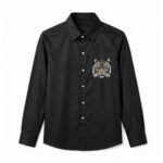 Black Men's Casual,Party Shirt