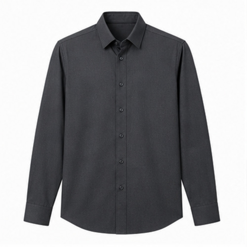 Black Men's Casual Party Shirt