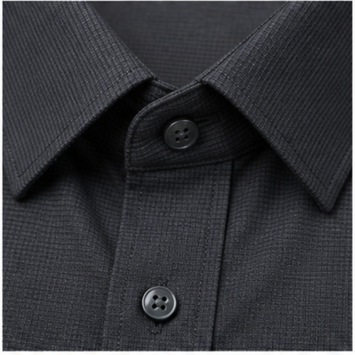 Black Men's Casual Party Shirt - Image 6