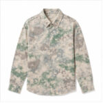 Grey Print Men's Casual Party Shirt