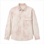 Cream Pink Men's Casual Party Shirt