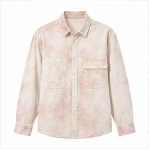 Cream Pink Men's Casual Party Shirt