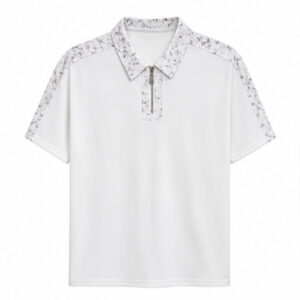 White Men's Printed Designer Shirt