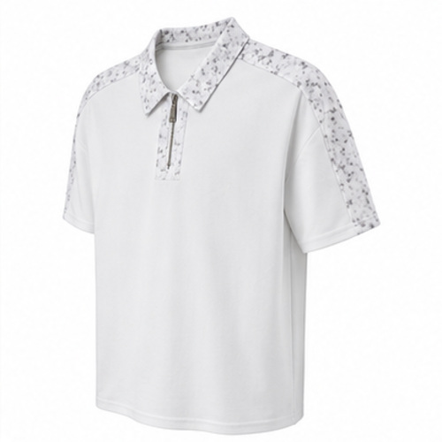 White Men's Printed Designer Shirt - Image 3
