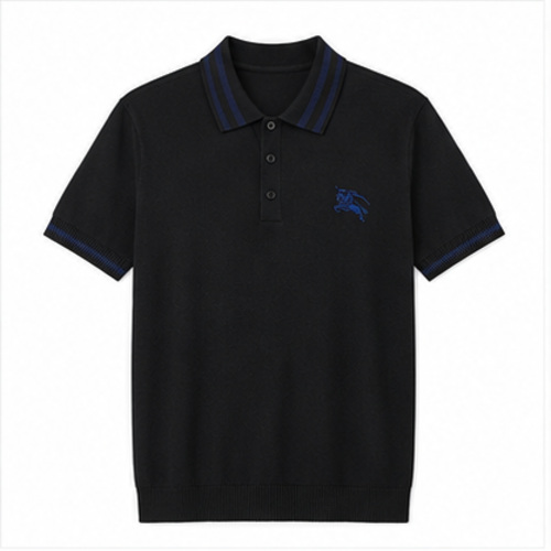 Black Men's Printed Designer Shirt