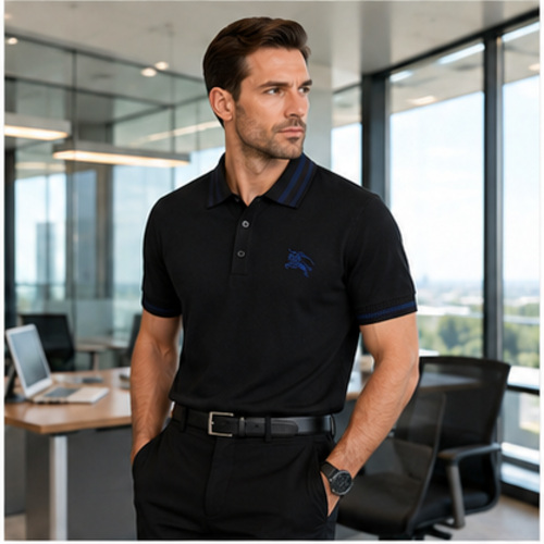 Black Men's Printed Designer Shirt - Image 2