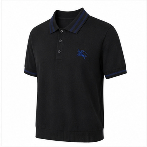 Black Men's Printed Designer Shirt - Image 3