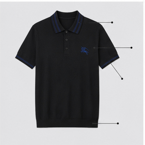 Black Men's Printed Designer Shirt - Image 6