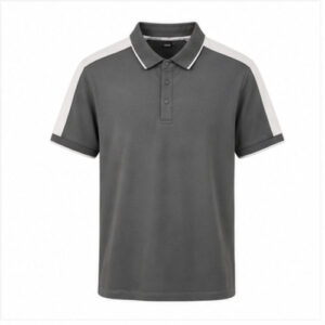 Grey Black Men's Printed Designer Shirt