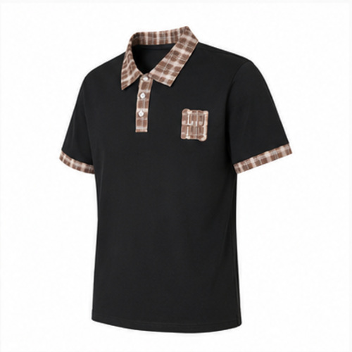 Black Men's Printed Designer Shirt - Image 3