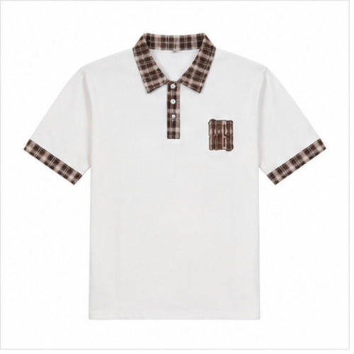 White Men's Printed Designer Shirt