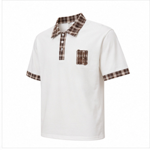 White Men's Printed Designer Shirt - Image 3