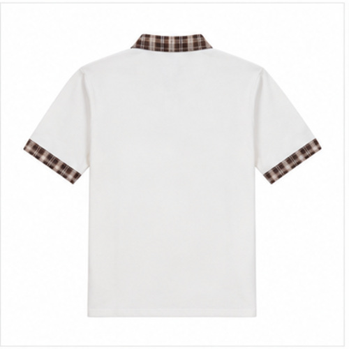 White Men's Printed Designer Shirt - Image 4