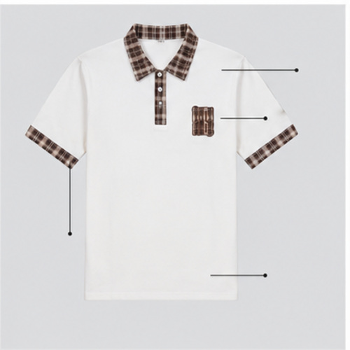 White Men's Printed Designer Shirt - Image 6